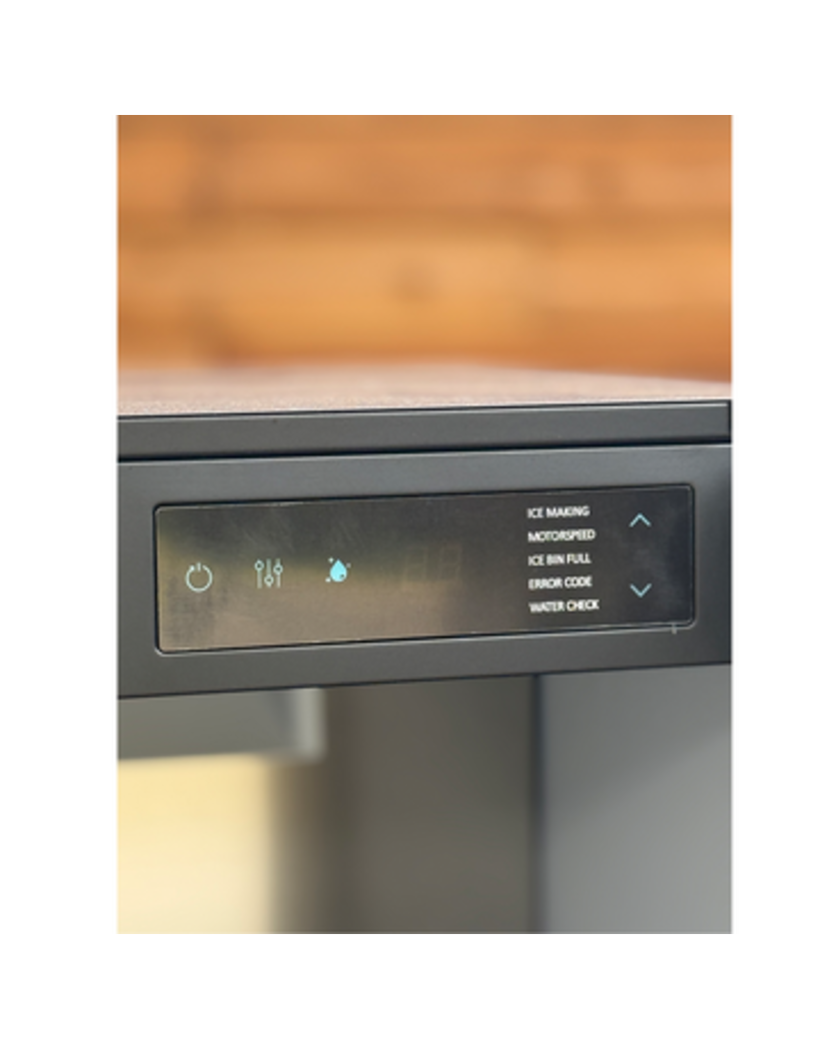 Renaissance Cooking Systems Renaissance Nugget Ice Maker - Stainless - 26 lb Capacity - 55 lb Production - UL Rated - Reversible Door - REFR3A