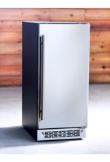 Renaissance Cooking Systems Renaissance Nugget Ice Maker - Stainless - 26 lb Capacity - 55 lb Production - UL Rated - Reversible Door - REFR3A