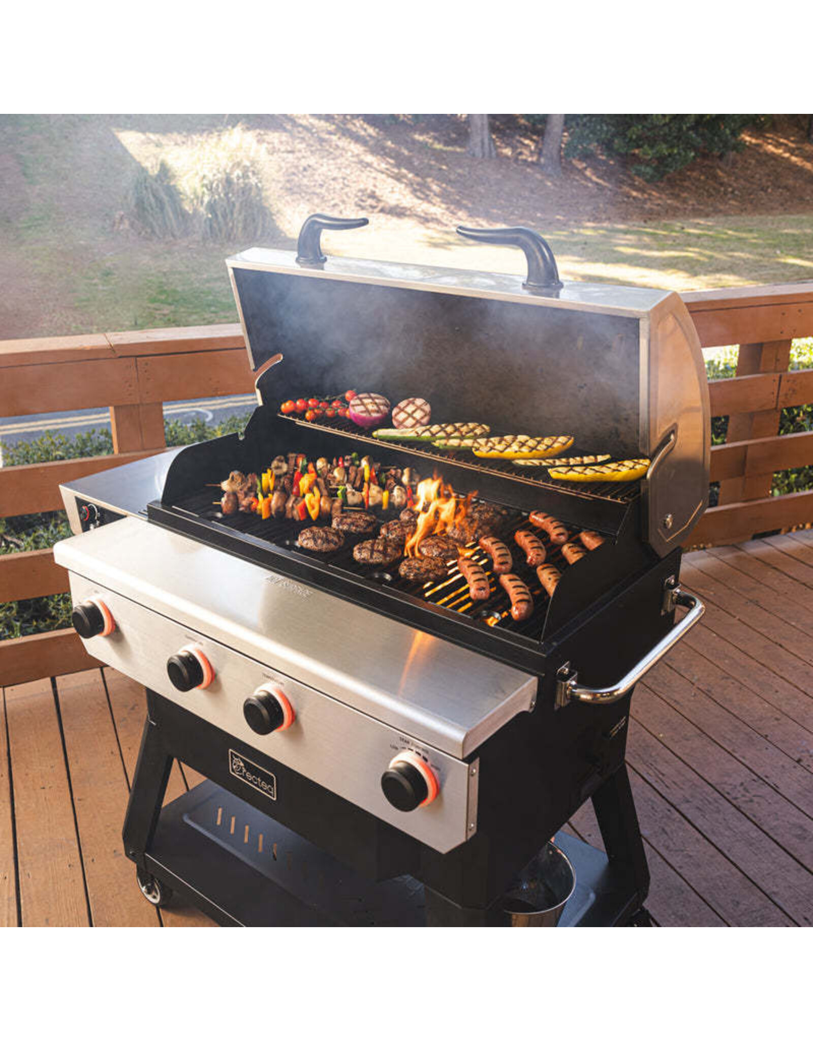 Recteq Recteq X-Fire Pro 825 RT-825XF Wood Pellet WiFi Grill and Smoker Black/Silver - RT-825XF