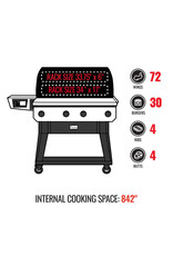 Recteq Recteq X-Fire Pro 825 RT-825XF Wood Pellet WiFi Grill and Smoker Black/Silver - RT-825XF