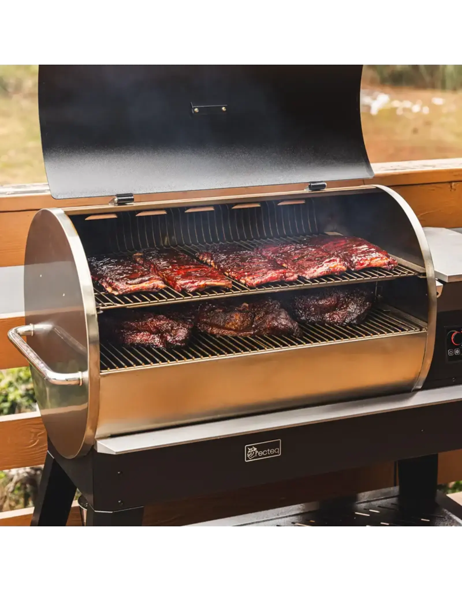 Recteq Recteq Backyard Beast 1200 Wood Pellet WiFi Grill and Smoker Black/Silver - RT-1200BB
