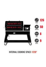 Recteq Recteq Backyard Beast 1200 Wood Pellet WiFi Grill and Smoker Black/Silver - RT-1200BB