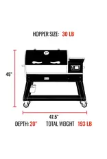 Recteq Recteq Backyard Beast 1200 Wood Pellet WiFi Grill and Smoker Black/Silver - RT-1200BB