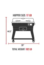 Recteq Recteq SmokeStone 600 Wood Pellet WiFi Pellet Griddle Black/Silver - RT-600SMKSTN