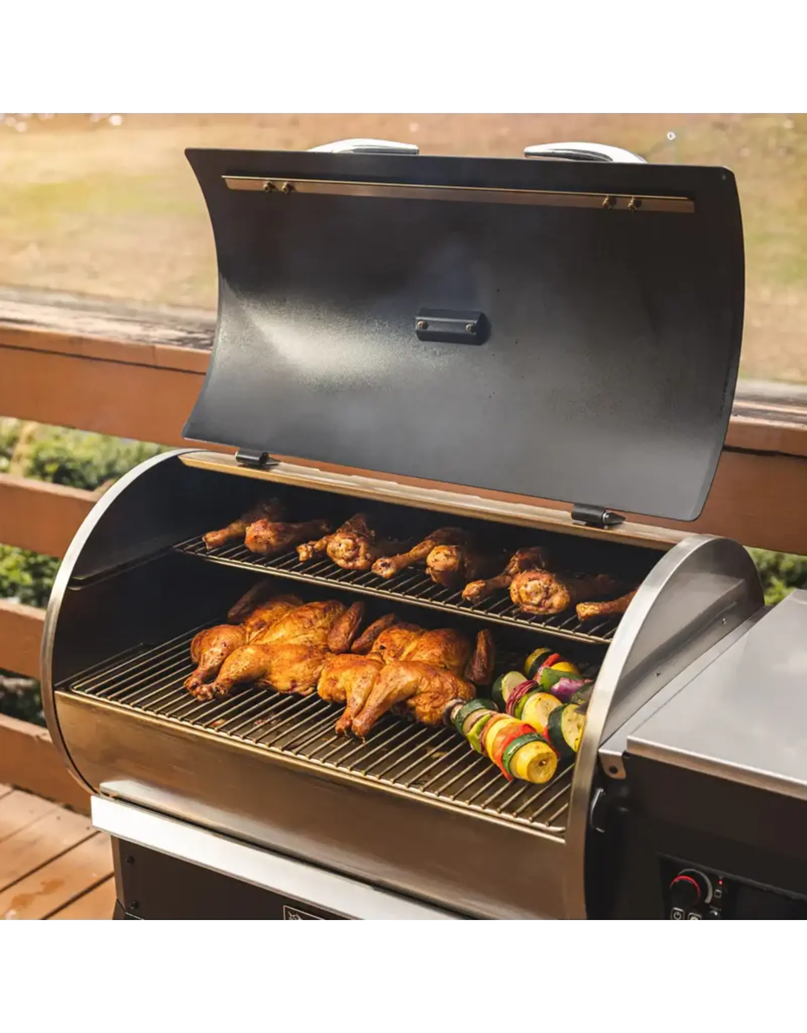 Recteq Recteq Deck Boss 800 Wood Pellet WiFi Grill and Smoker Black/Silver - RT800DB