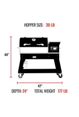 Recteq Recteq Deck Boss 800 Wood Pellet WiFi Grill and Smoker Black/Silver - RT800DB