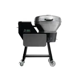 Recteq Recteq B380X Bullseye Deluxe 380 Wood Pellet WiFi Grill and Smoker Black/Silver - RT-B380X
