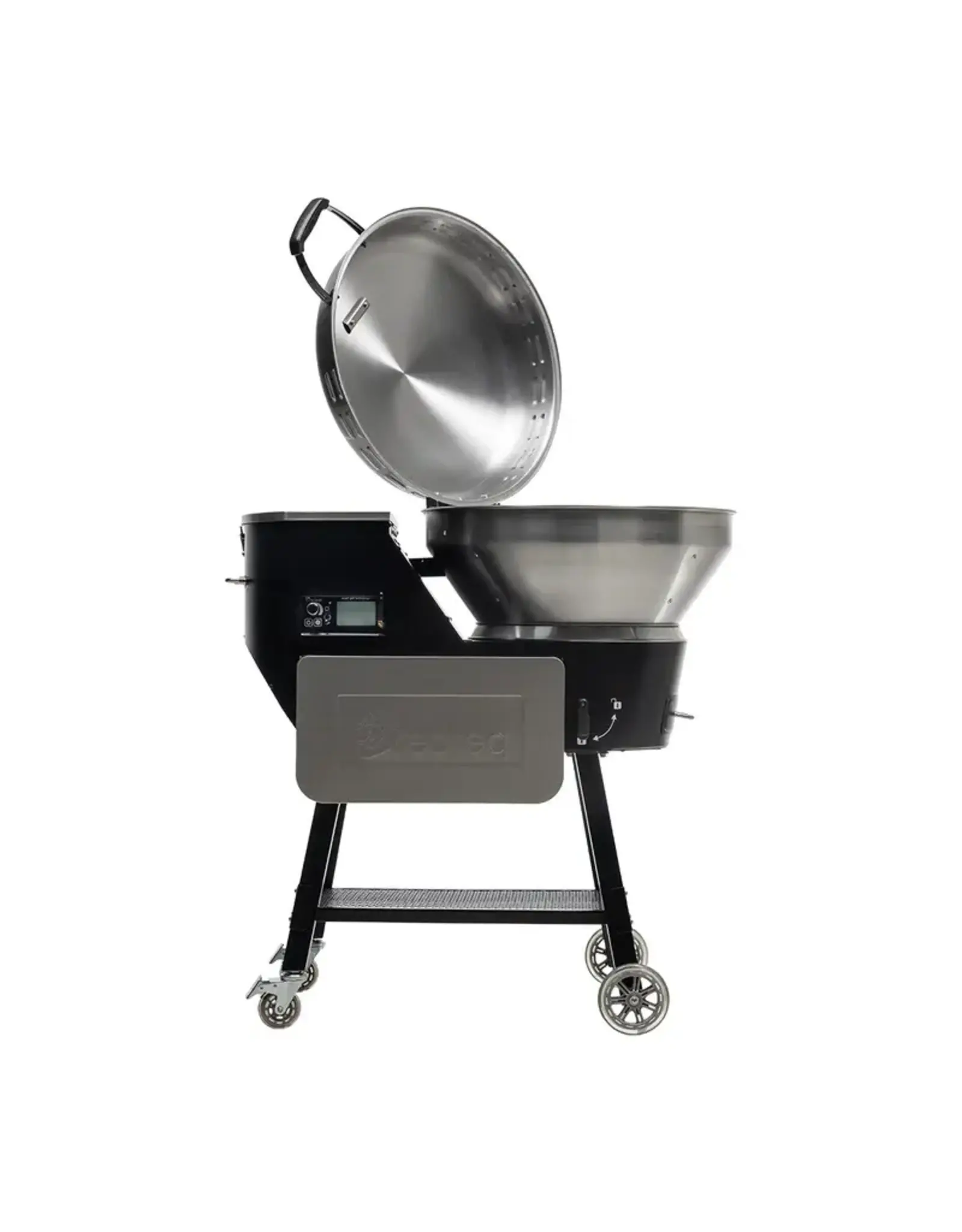 Recteq Recteq B380X Bullseye Deluxe 380 Wood Pellet WiFi Grill and Smoker Black/Silver - RT-B380X