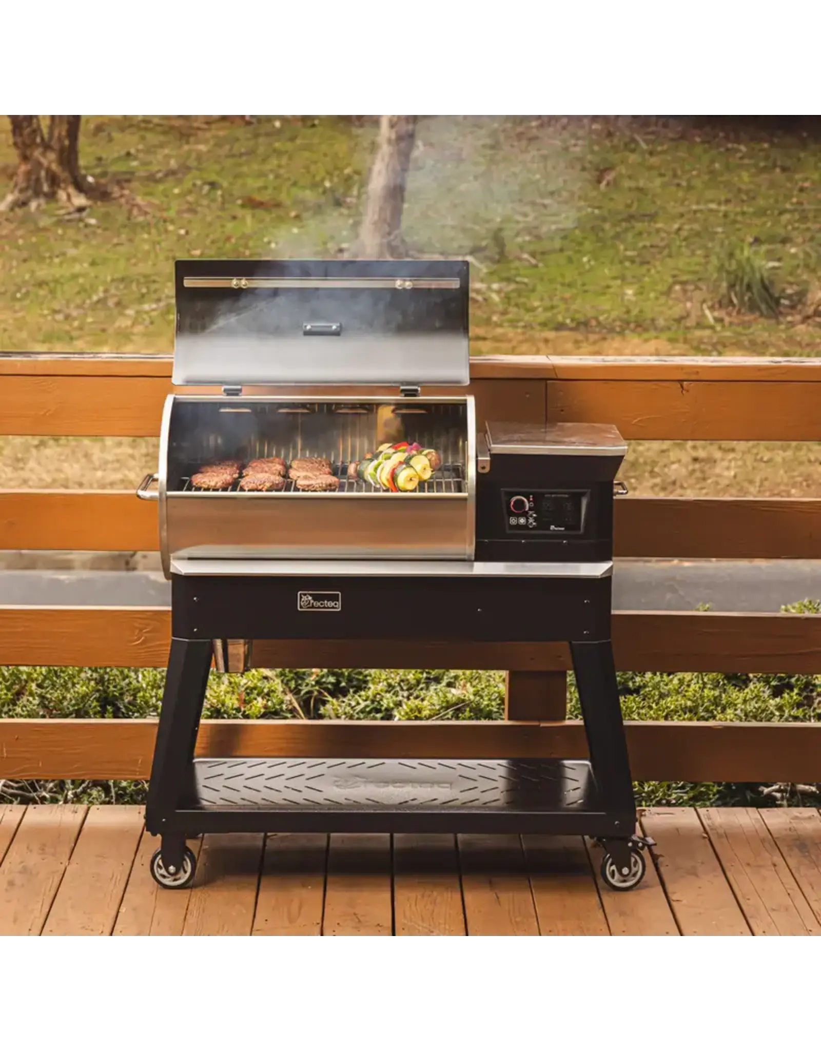 Recteq Recteq Patio Legend 400 Wood Pellet WiFi Grill and Smoker Black/Silver - RT-400PL
