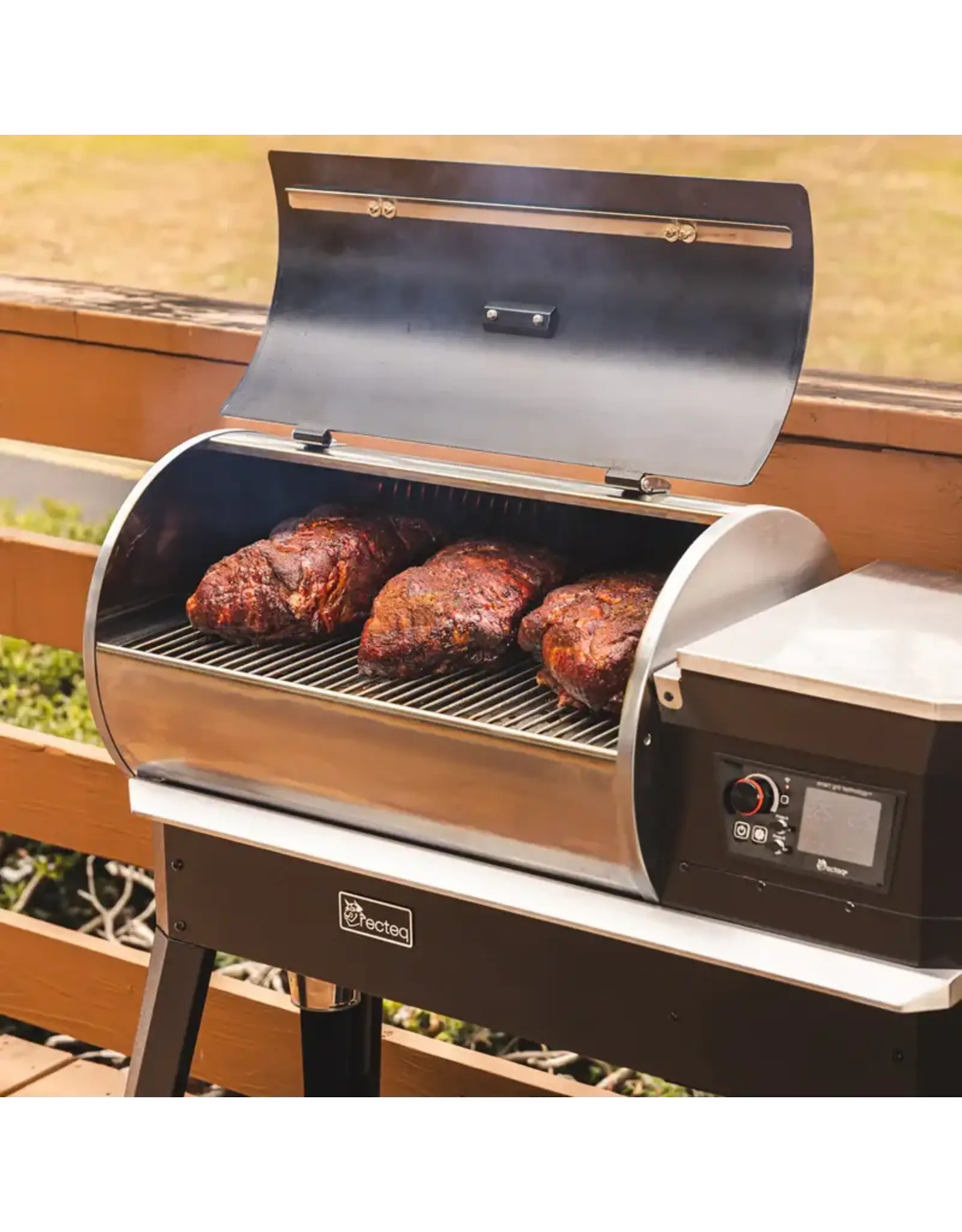 Recteq Recteq Patio Legend 400 Wood Pellet WiFi Grill and Smoker Black/Silver - RT-400PL