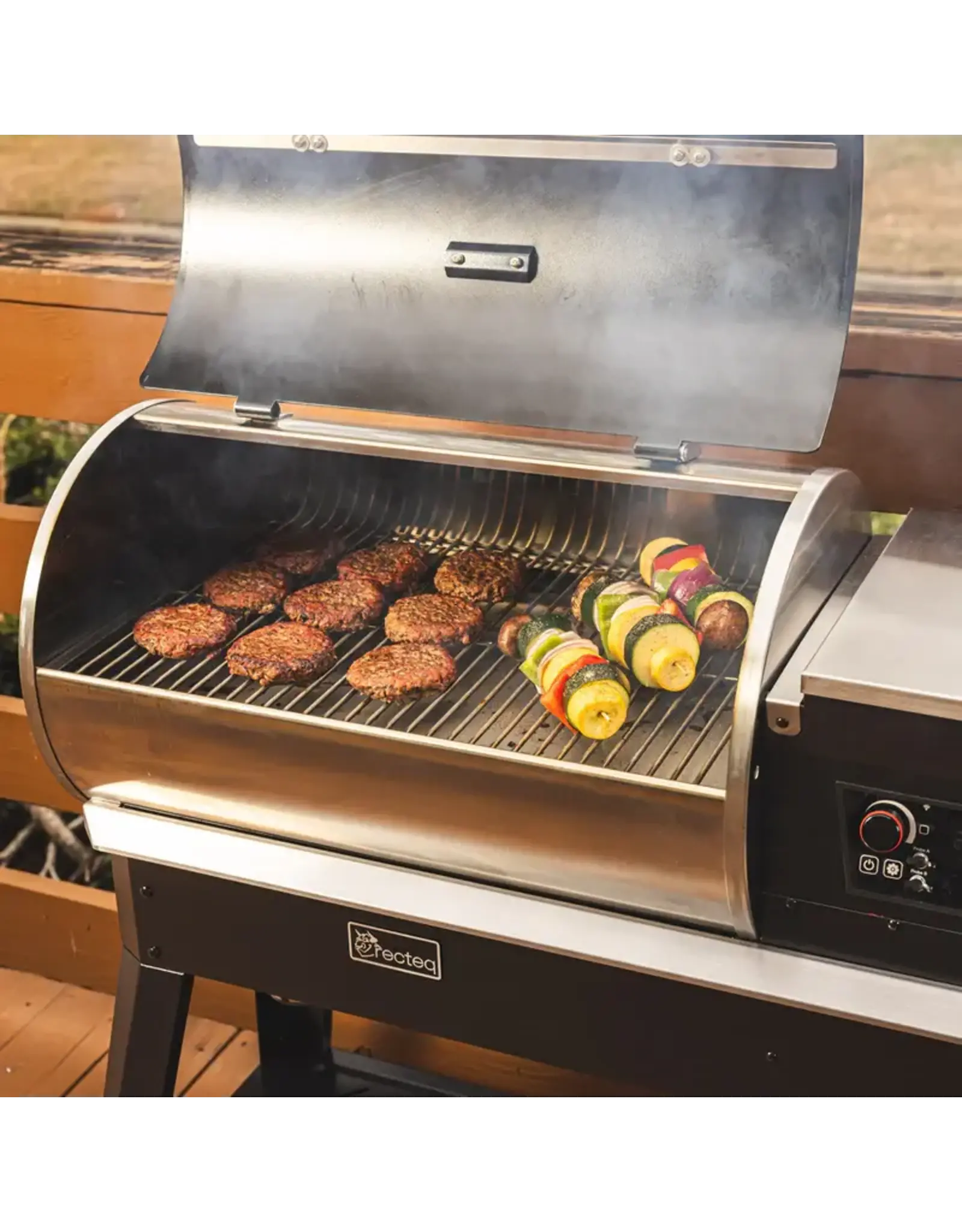 Recteq Recteq Patio Legend 400 Wood Pellet WiFi Grill and Smoker Black/Silver - RT-400PL