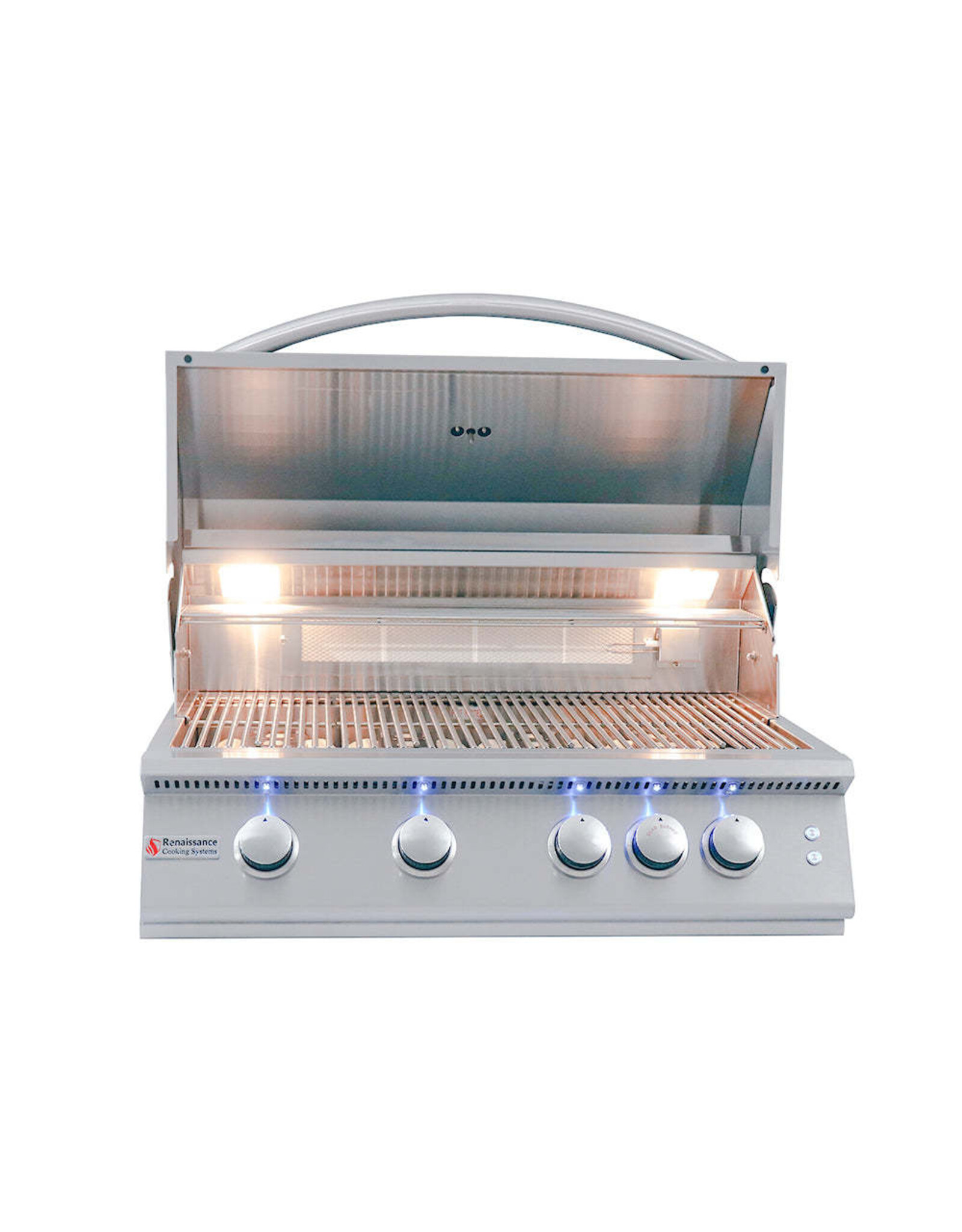 Renaissance Cooking Systems Renaissance 32" Premier Grill W/ Rear Burner & Blue LEDs - RJC32AL LP