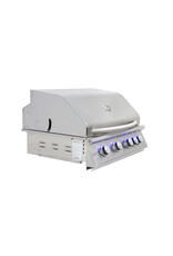 Renaissance Cooking Systems Renaissance 32" Premier Grill W/ Rear Burner & Blue LEDs - RJC32AL LP