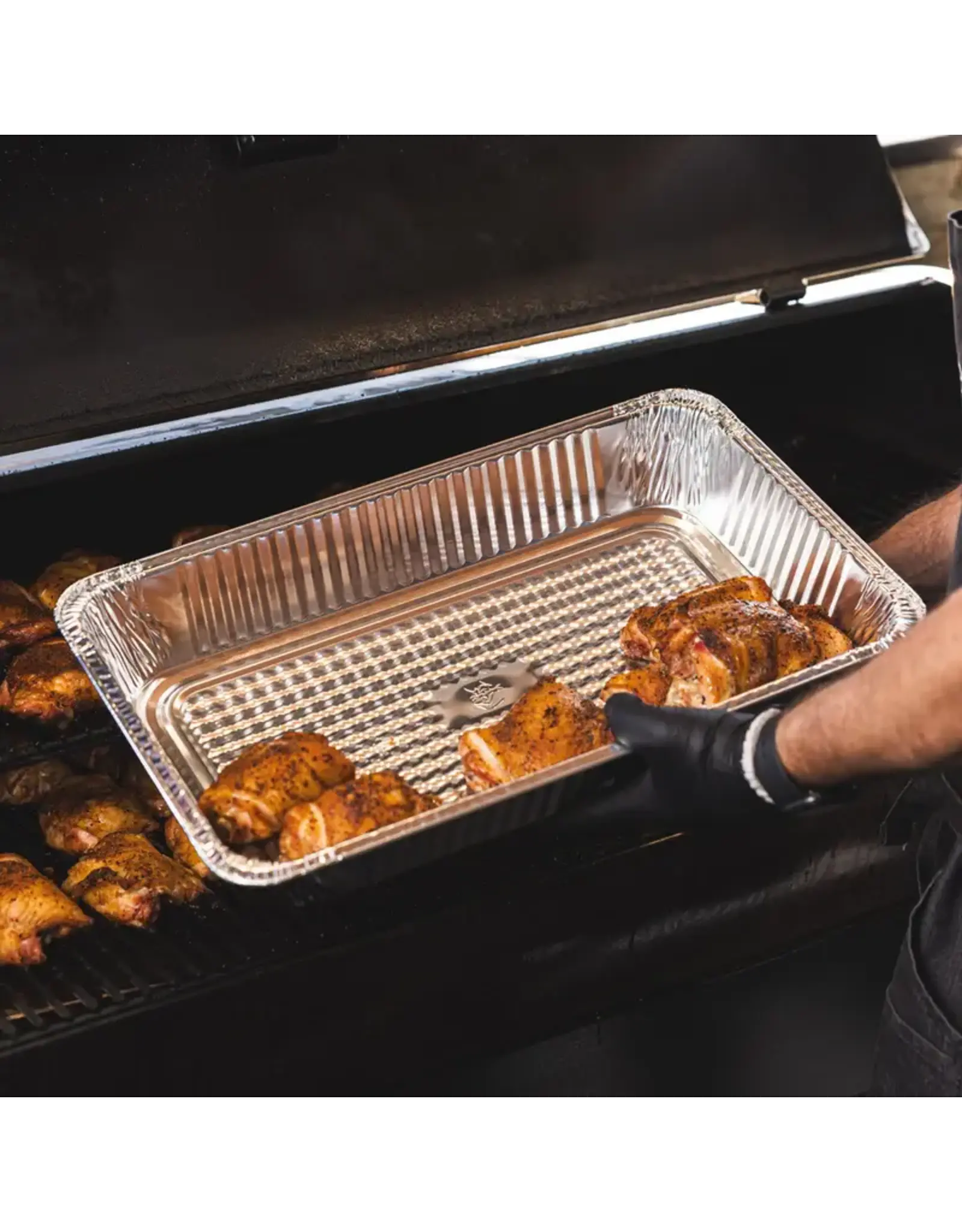 Recteq Recteq Aluminum Steamer Baking Pan 10 Pack - ACFLLSTMRPN