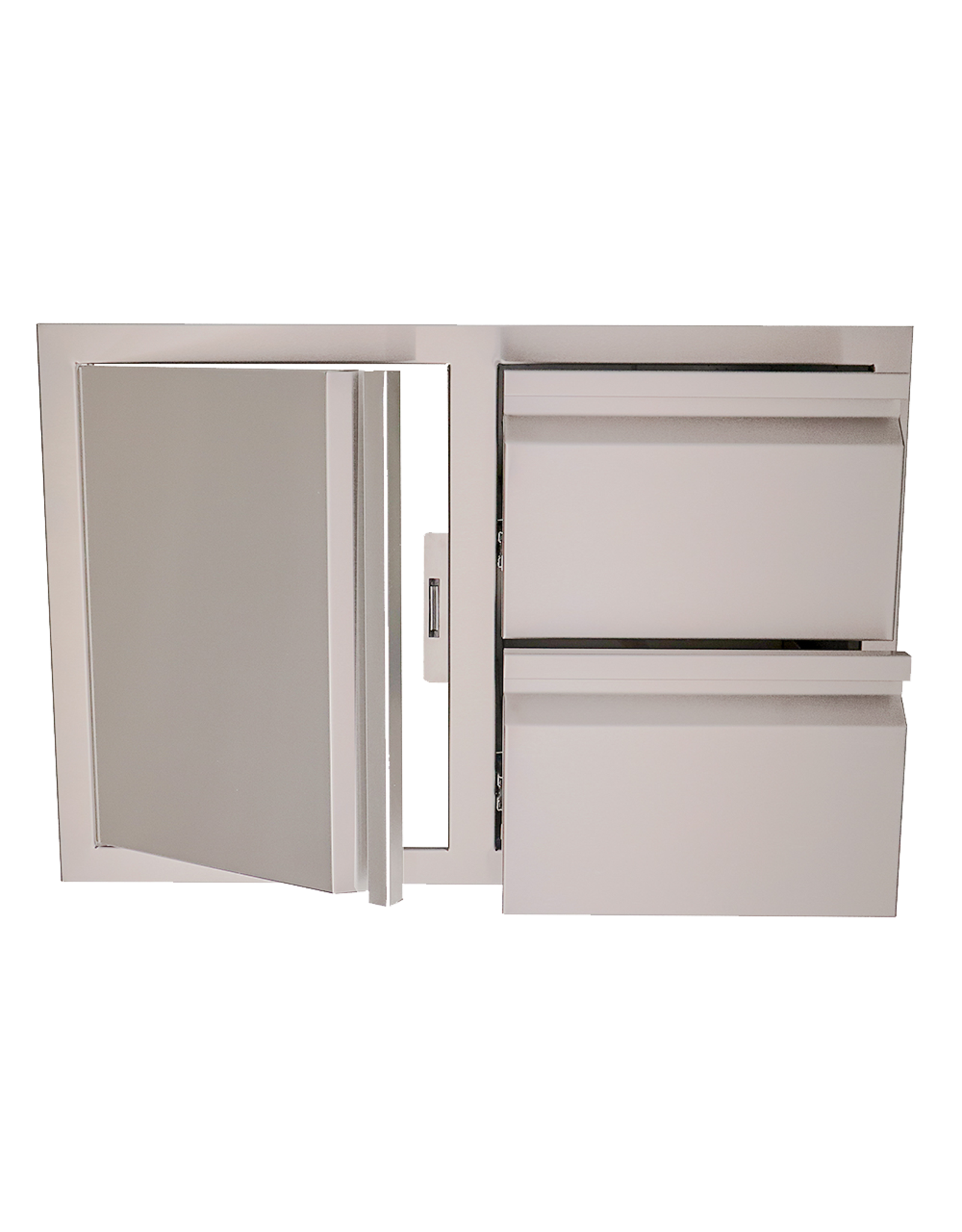 Renaissance Cooking Systems Renaissance Cooking Systems The Valiant Series Double Drawer w/ Door Combo - VDC1SCL