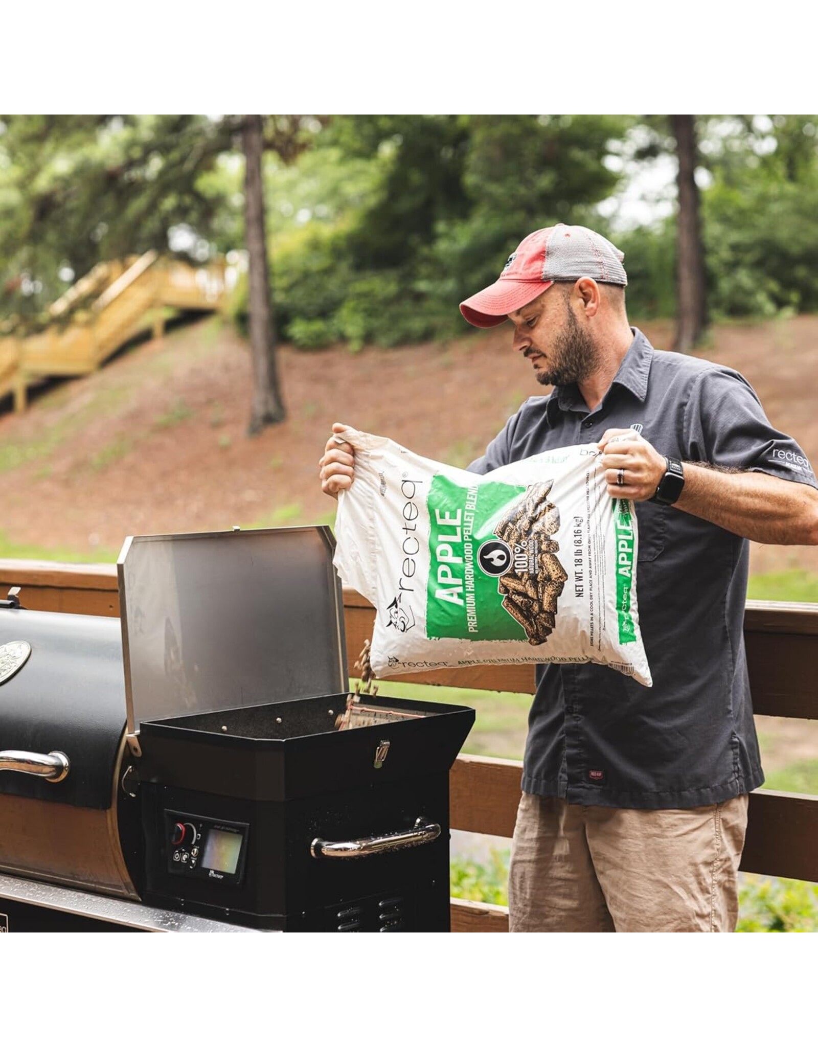 Recteq Recteq Hardwood Wood Pellet Fuel 18 lb - RT-AppleHWP18