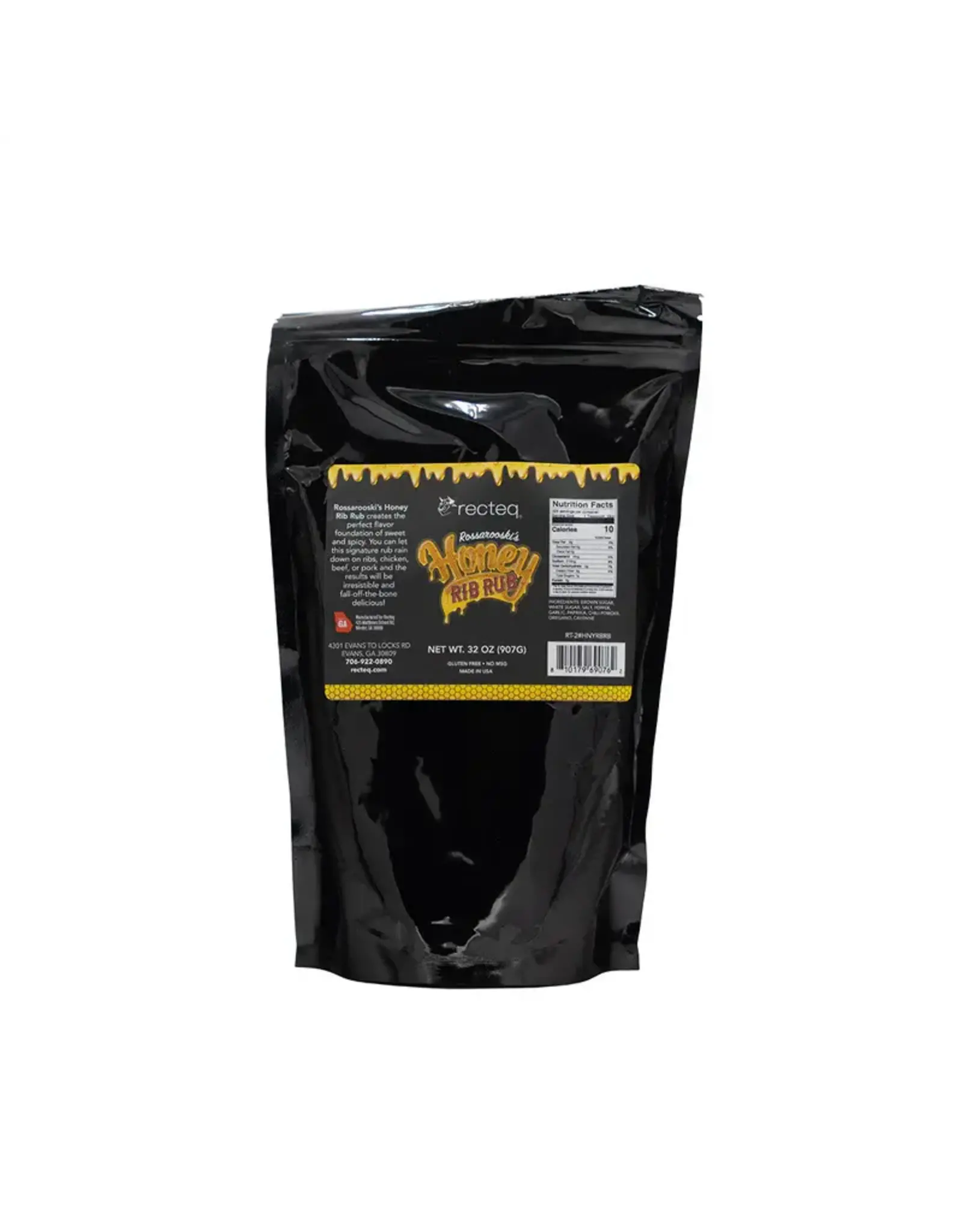 Recteq Recteq Rossarooski's Honey Rib BBQ Rub 10.5 oz - RT-RHRR