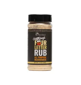 Recteq Recteq Chef Greg's 4 Letter BBQ Rub 13 oz - GMFOLE