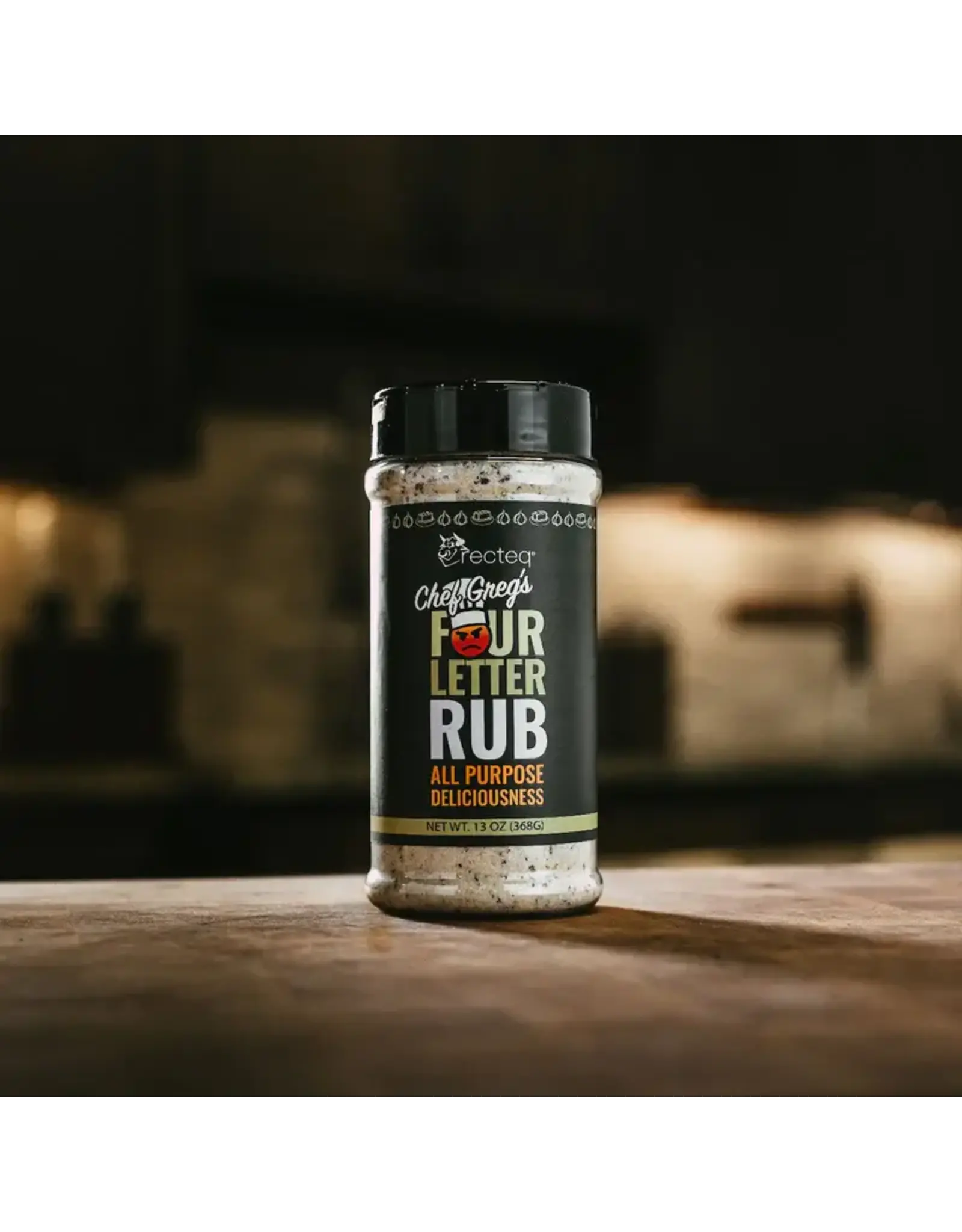 Recteq Recteq Chef Greg's 4 Letter BBQ Rub 13 oz - GMFOLE