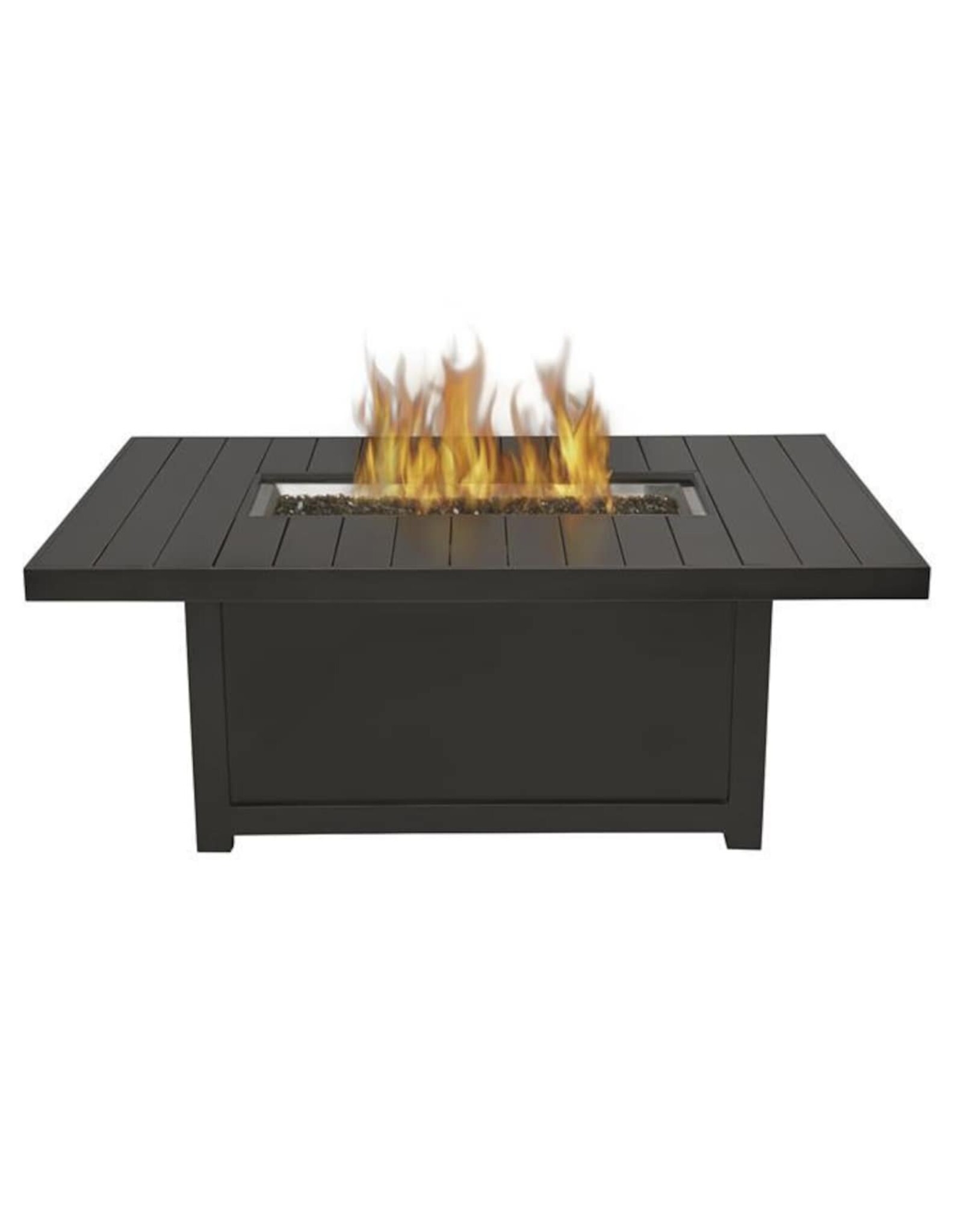 Napoleon Napoleon St. Tropez Patioflame 56-Inch Propane Gas Fire Table With Glass Embers - Rectangle - STTR