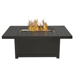 Napoleon Napoleon St. Tropez Patioflame 56-Inch Propane Gas Fire Table With Glass Embers - Rectangle - STTR