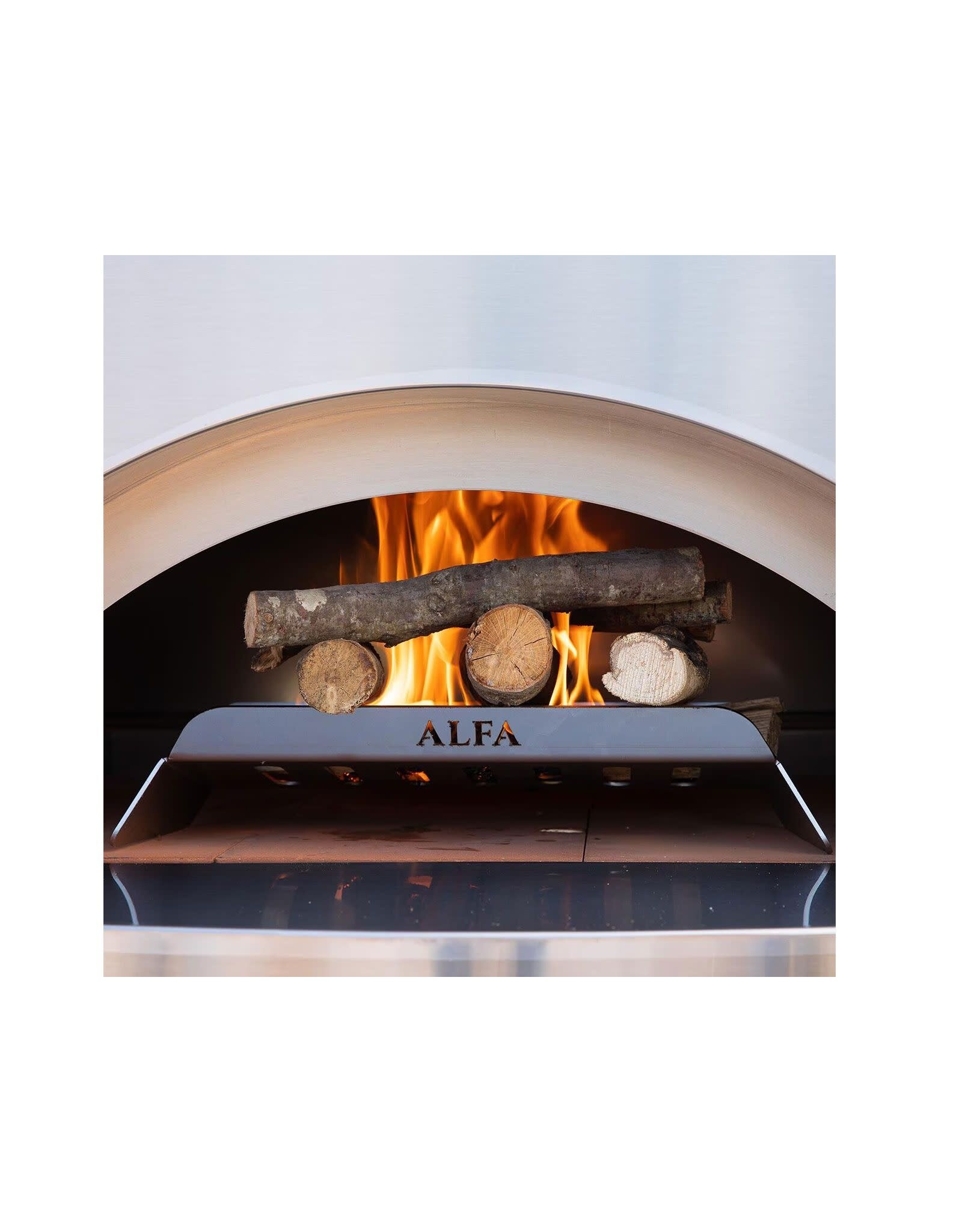 Alfa Pizza Ovens Alfa Classico & Moderno 4 Pizze Wood Burning Hybrid Kit - ACKIT-HYB-4P