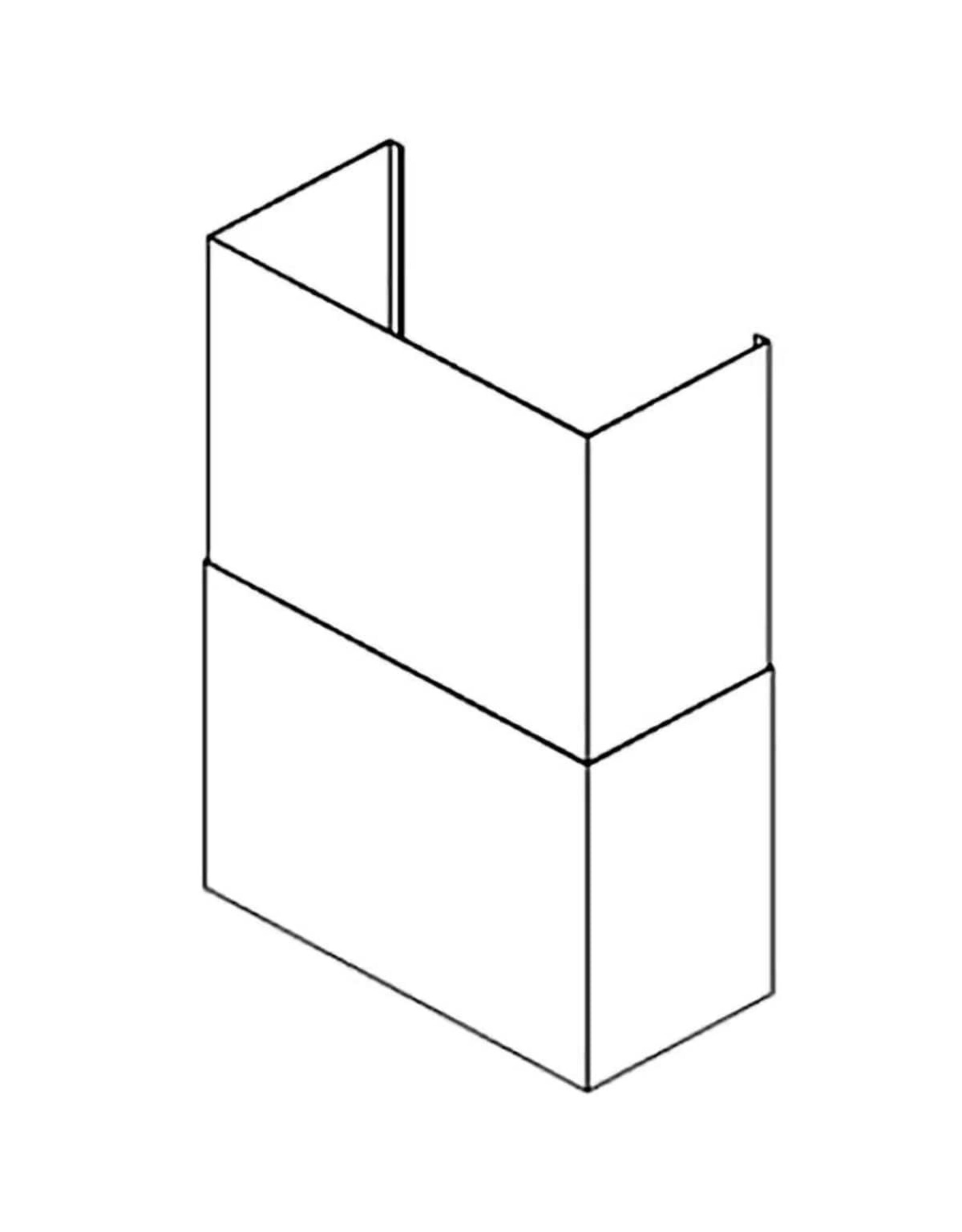 Tradewind Trade-Wind T-Shaped Outdoor BBQ Wall Hood Duct Cover For 10 Ft Ceilings - TDC7200-10