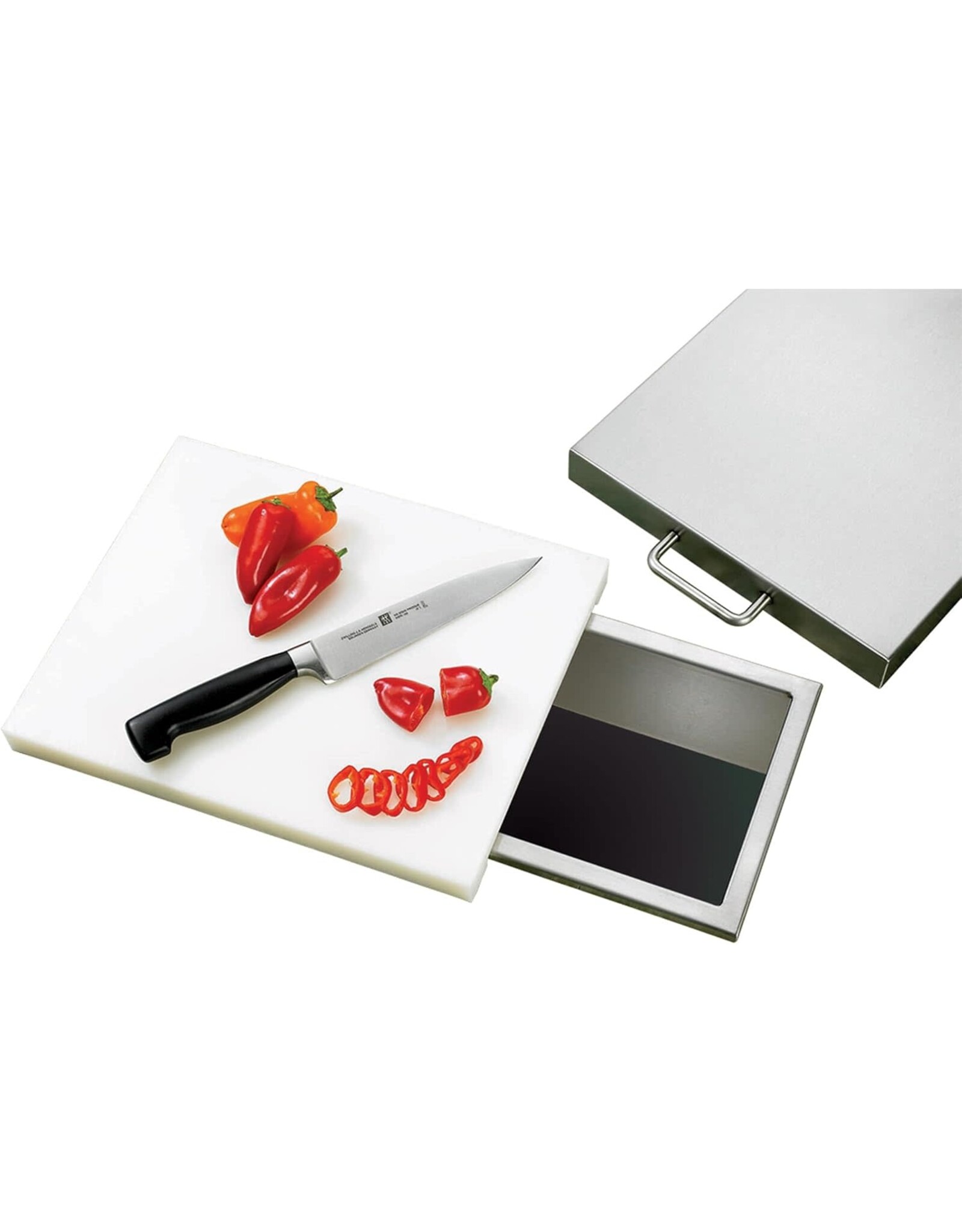 TrueFlame TrueFlame 14x10" Trash Chute & Cutting Board w/ Lid - TF-TC-14-A