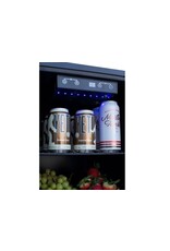 TrueFlame TrueFlame 15" Outdoor Rated Refrigerator with Glass Door and Stainless Steel Handle - AMD-RFR-15G