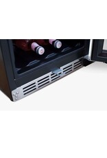 TrueFlame TrueFlame 15" Outdoor Rated Refrigerator with Glass Door and Stainless Steel Handle - AMD-RFR-15G