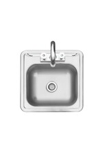 TrueFlame TrueFlame 15" x 15" Drop-in Sink - TF-NK-15D