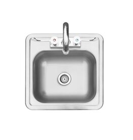 TrueFlame TrueFlame 15" x 15" Drop-in Sink - TF-NK-15D