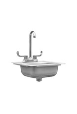 TrueFlame TrueFlame 15" x 15" Drop-in Sink - TF-NK-15D