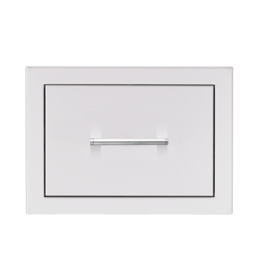 TrueFlame TrueFlame 17-Inch Stainless Steel Flush Mount Single Access Drawer - TF-DR1-17-A