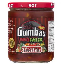The Gumbas Company Gumbas Gourmet Hot BBQ Salsa 16 Oz - 00311