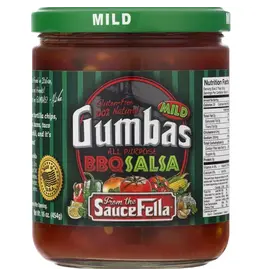 The Gumbas Company Gumbas Gourmet Mild BBQ Salsa 16 Oz - 00304