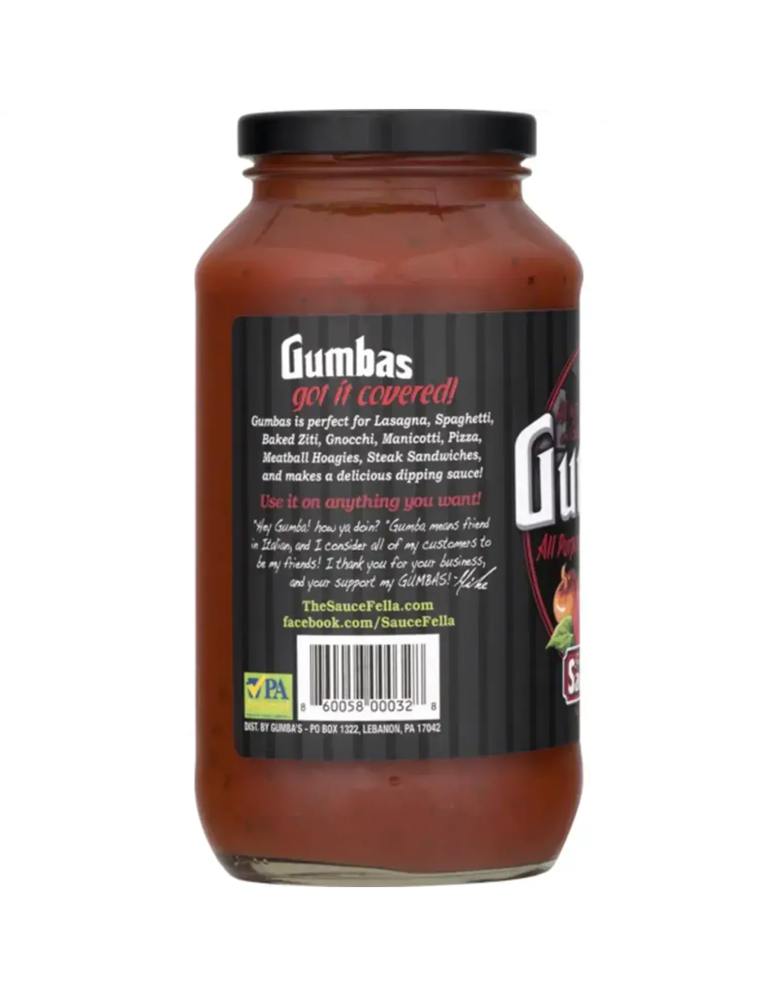 The Gumbas Company Gumbas Gourmet Original All Purpose Sauce & Gravy 25 Oz - 00328