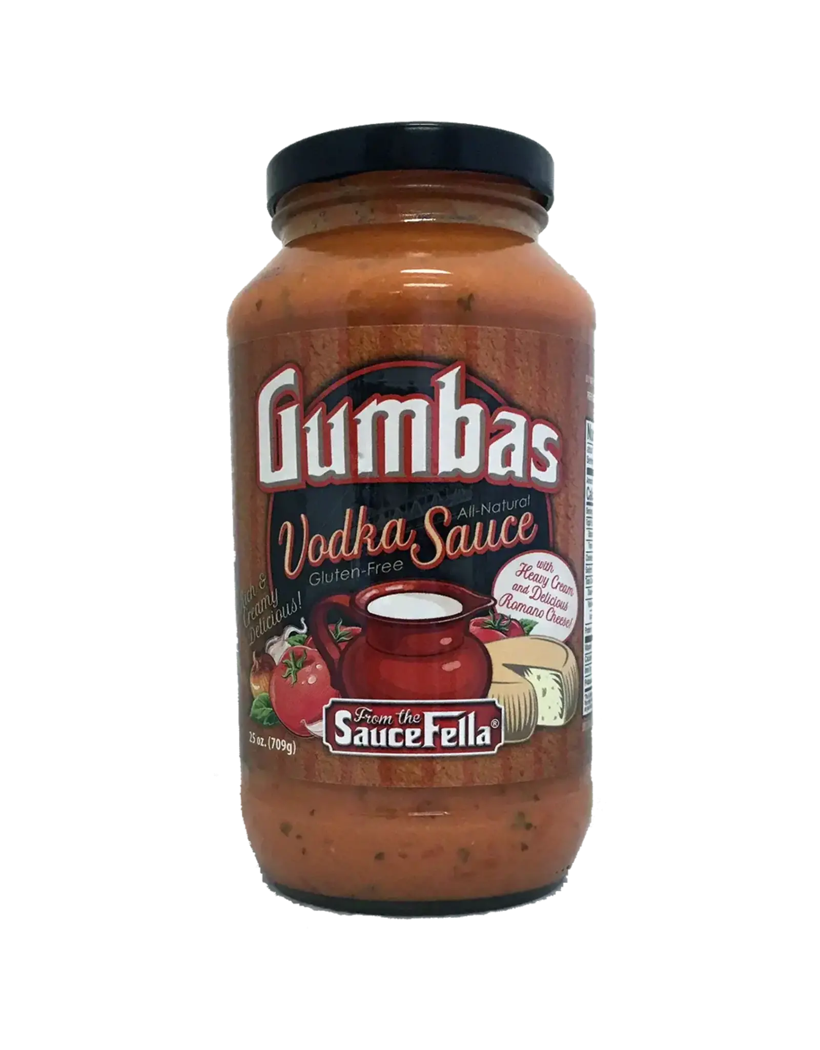 The Gumbas Company Gumbas Gourmet All Natural Vodka Sauce 25 Oz - 00359