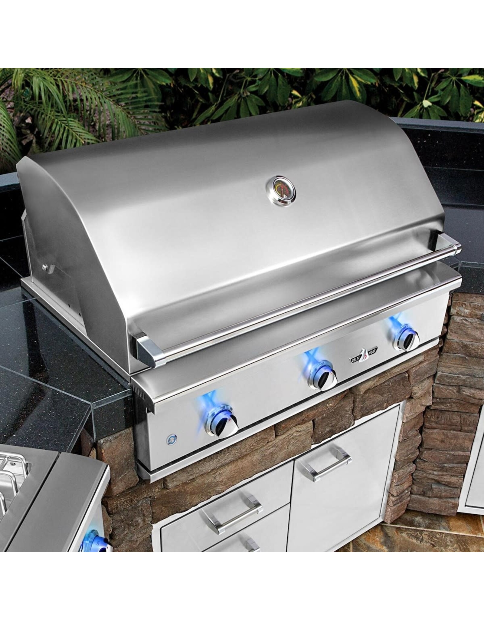 Delta Heat Delta Heat 38-Inch 3-Burner Built-In Propane Gas Grill - DHBQ38G-DL