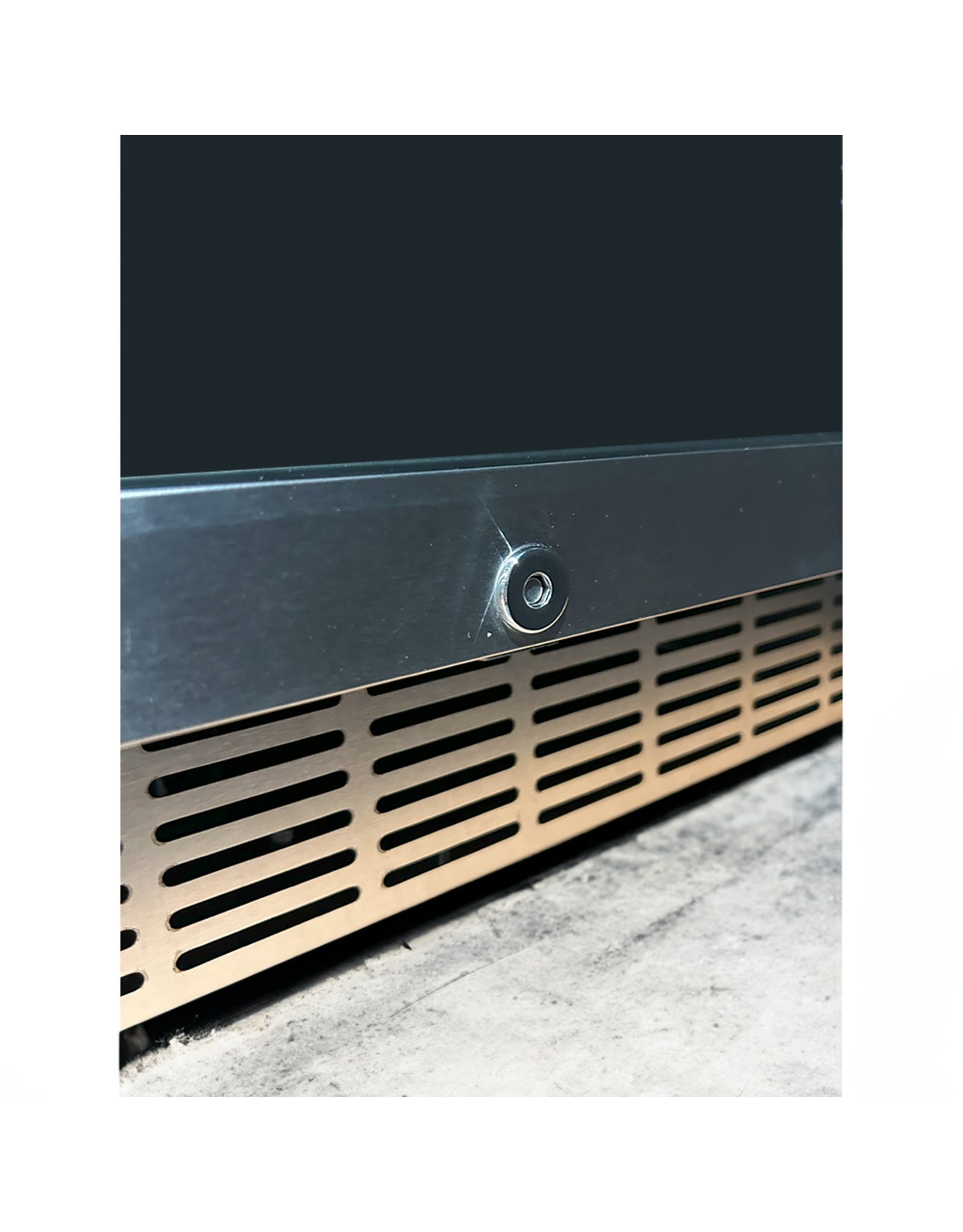 Renaissance Cooking Systems Renaissance Refrigerator - Stainless - 5.01 Cu Ft. - UL Rated - Reversible Glass Door - REFR2D