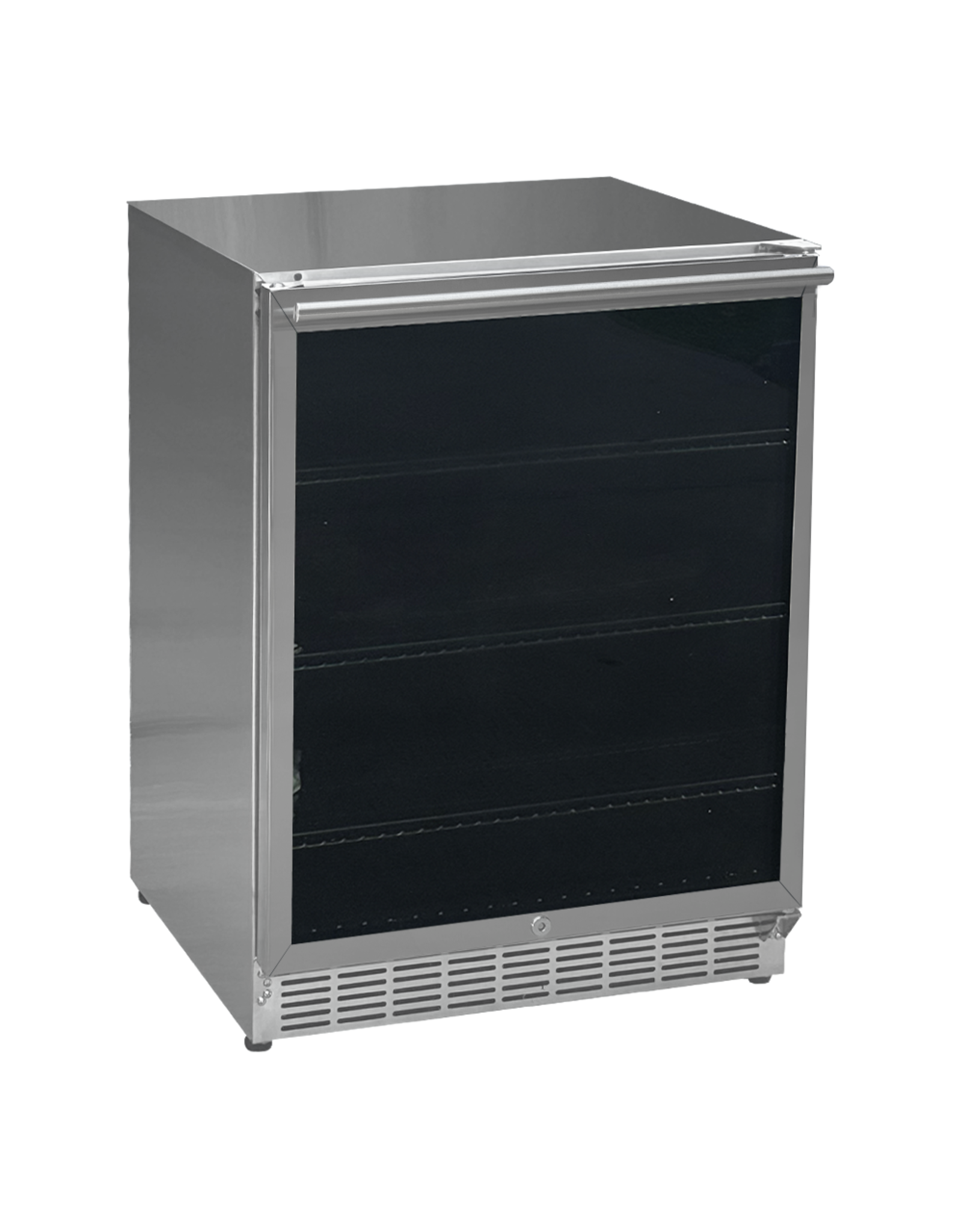 Renaissance Cooking Systems Renaissance Refrigerator - Stainless - 5.01 Cu Ft. - UL Rated - Reversible Glass Door - REFR2D