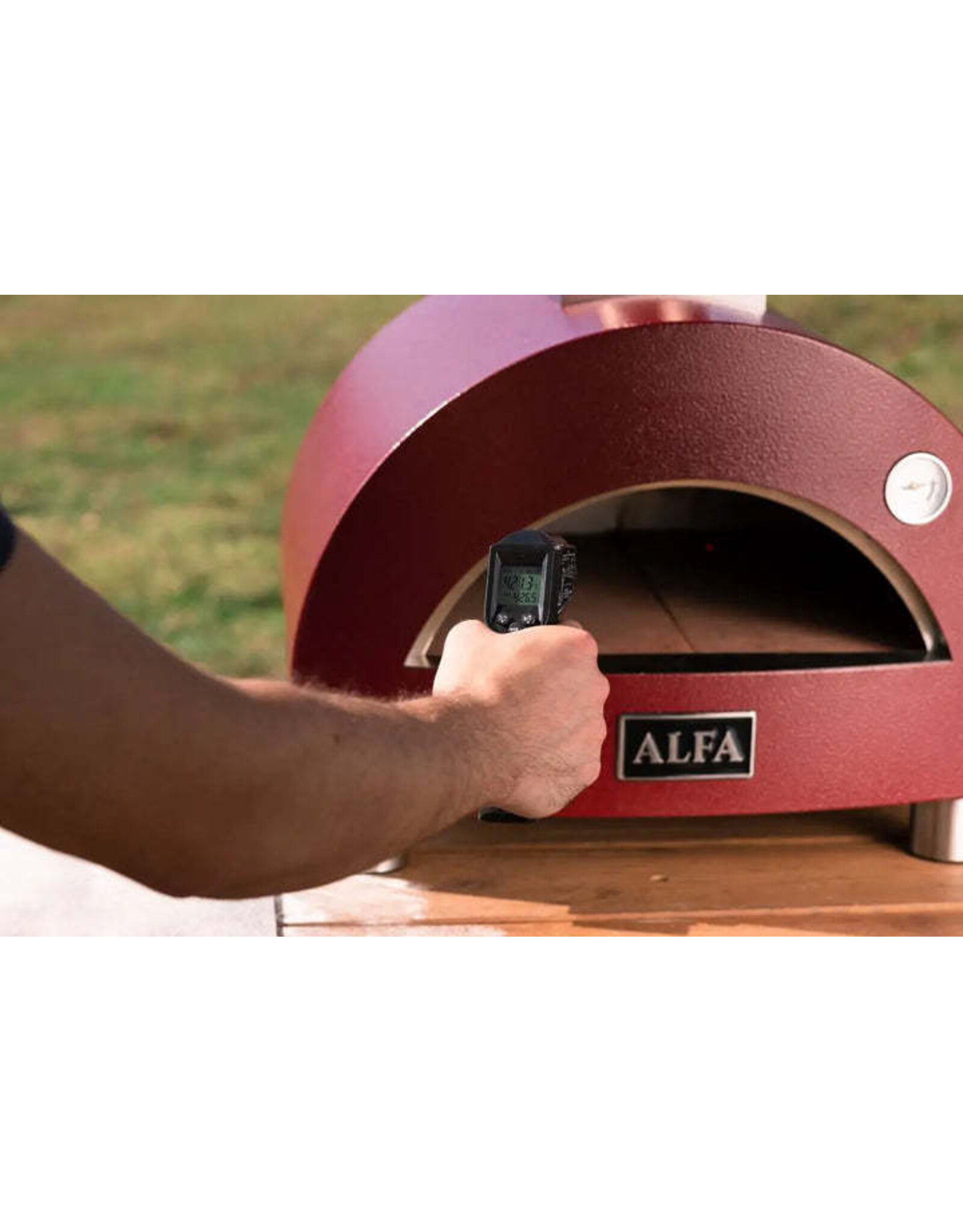 Alfa Pizza Ovens Alfa Portable Gas LP Only -Antique Red - FXMD-PT-GROA-U