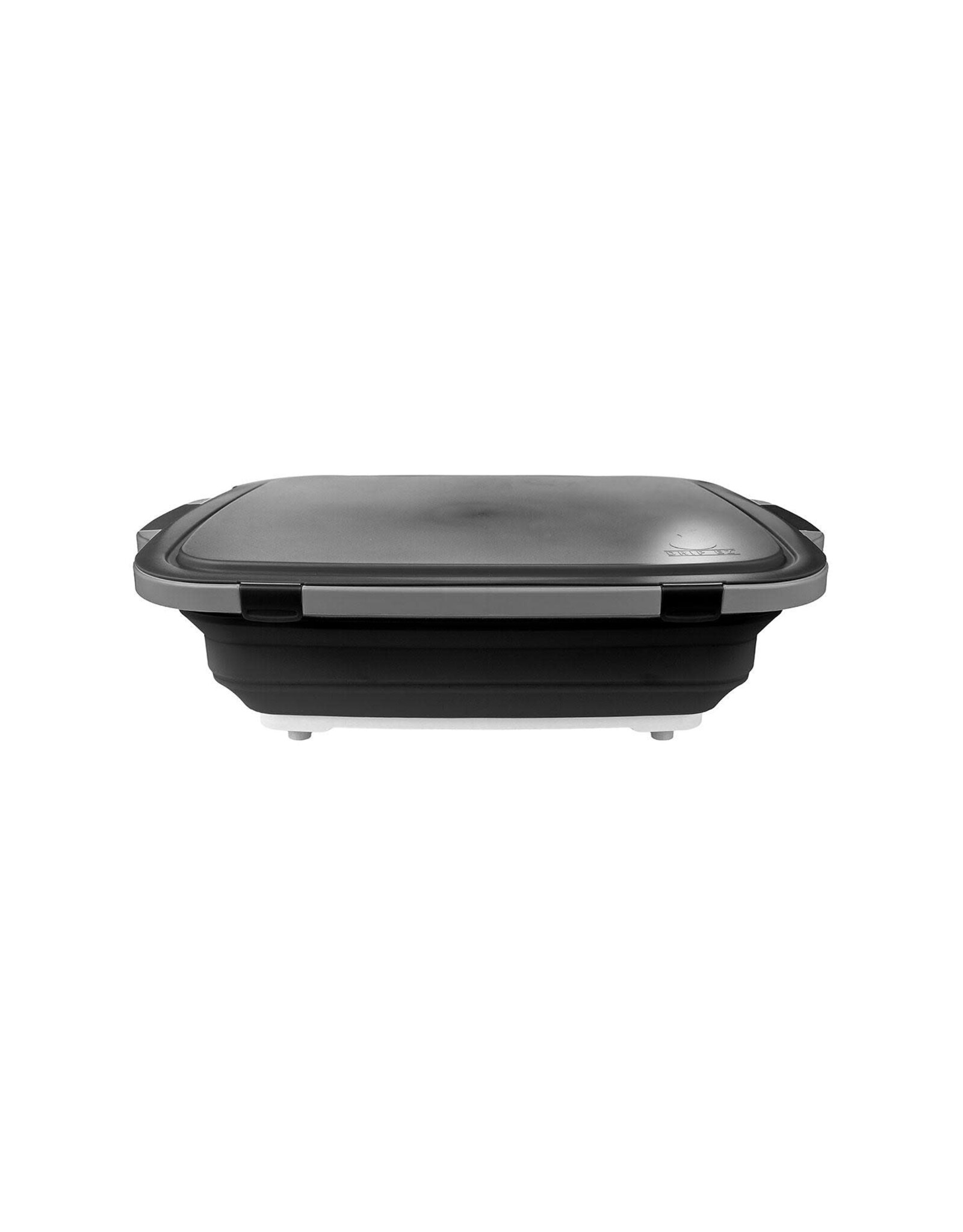 Drip EZ Drip EZ BBQ Prep Tub w/ Locking Lid - Black/Grey - TUBV2-XL-1-BL