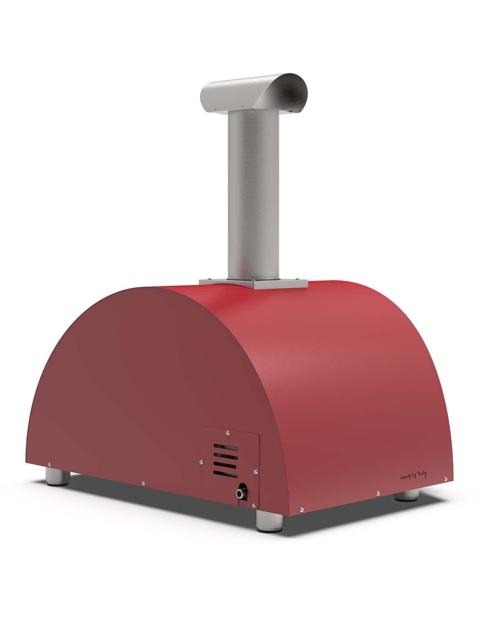 Alfa Pizza Ovens Alfa Moderno 2 Pizze Outdoor Wood Pizza Oven - Antique Red - FXMD-2P-LROA