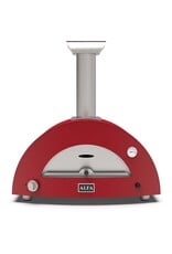 Alfa Pizza Ovens Alfa 2 Pizze - Wood - Antique Red - FXMD-2P-LROA