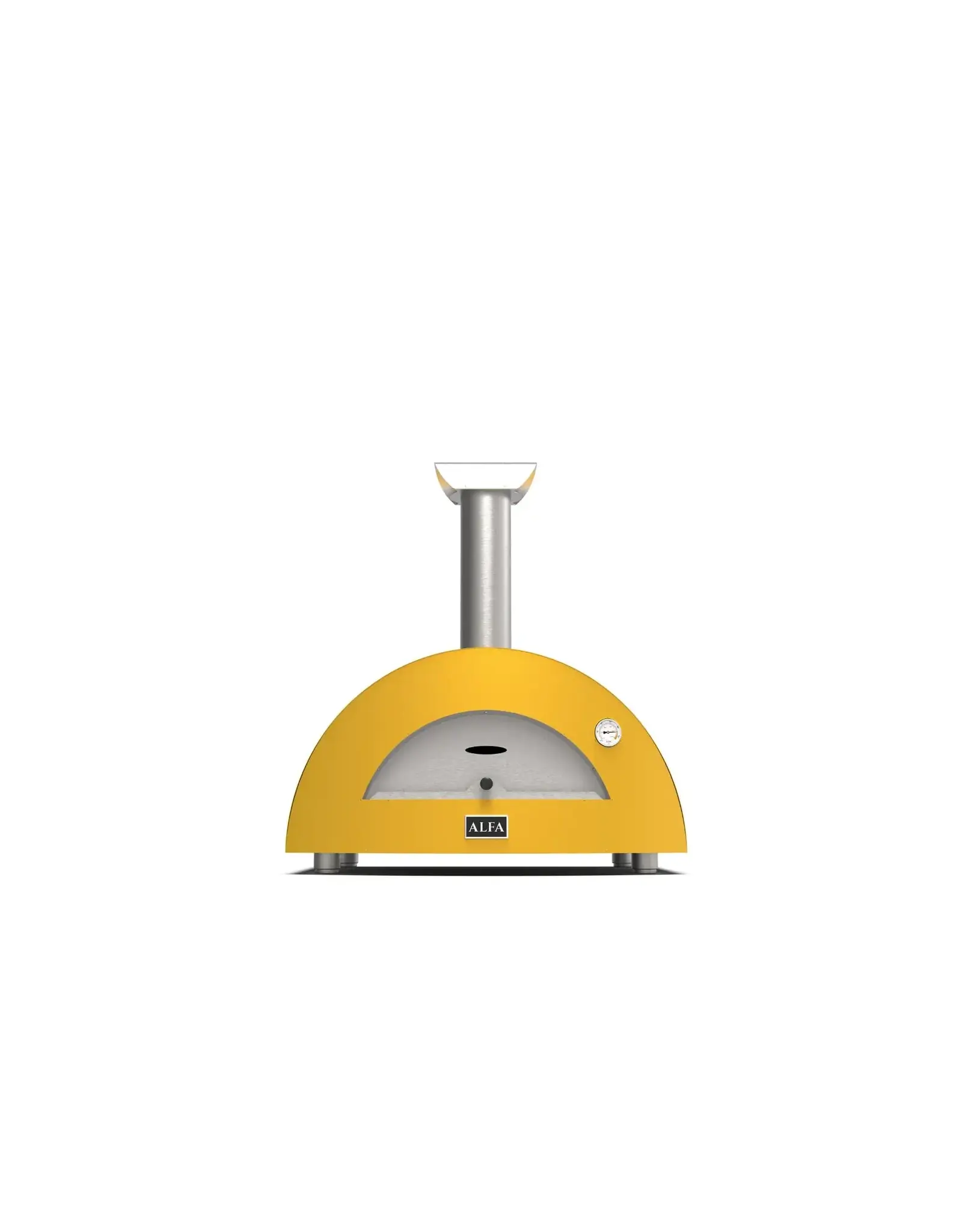 Alfa Pizza Ovens Alfa 2 Pizze Wood-Fired Pizza Oven Top Only - Fire Yellow - FXMD-2P-LGIA