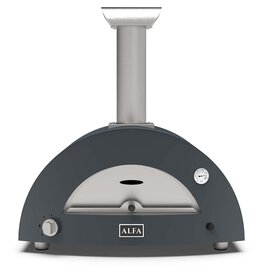 Alfa Pizza Ovens Alfa Moderno 2 Pizze 38-Inch Wood-Fired Pizza Oven - Anthracite Grey - FXMD-2P-LGRIA