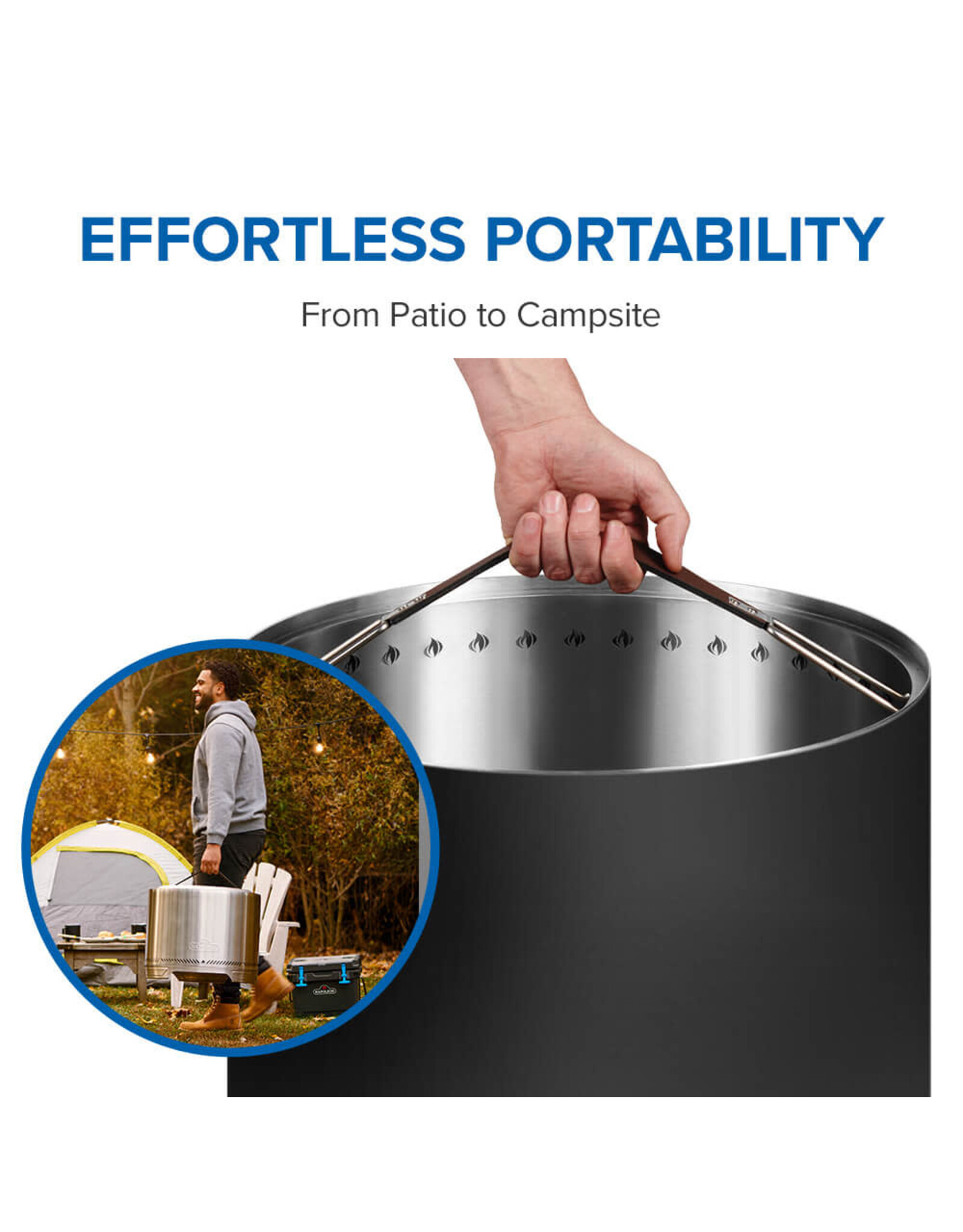 Napoleon Napoleon Timberwolf 18" Stainless Steel Fire Pit - NWFPMTI-PHM