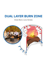 Napoleon Napoleon Timberwolf 18" Stainless Steel Fire Pit - NWFPMTI-PHM Napoleon Napoleon Timberwolf 18" Stainless Steel Fire Pit - NWFPMTI-PHM