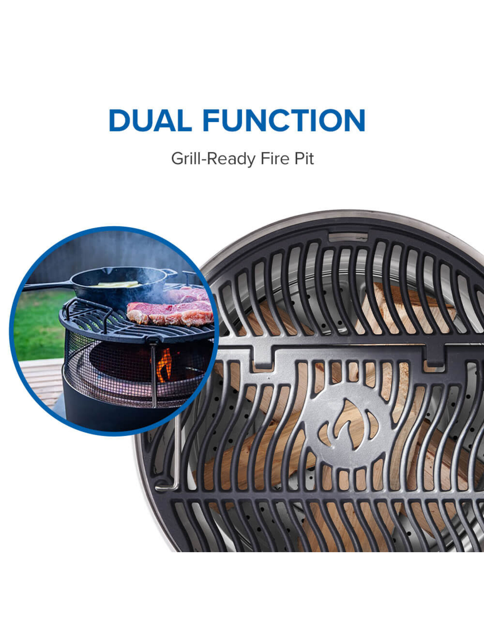 Napoleon Napoleon Timberwolf 18" Stainless Steel Fire Pit - NWFPMTI-PHM